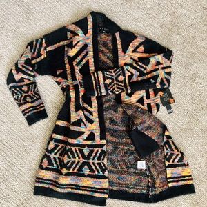 NEW My Michelle - Aztec Cardigan Sweater Jacket